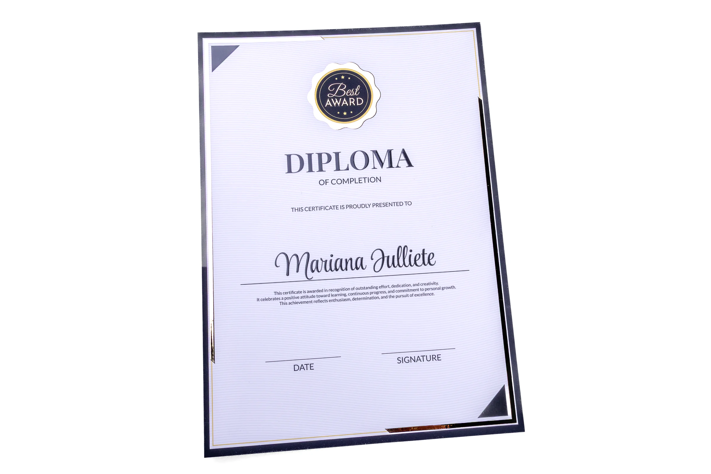 Dyplomy i certyfikaty Premium 3D