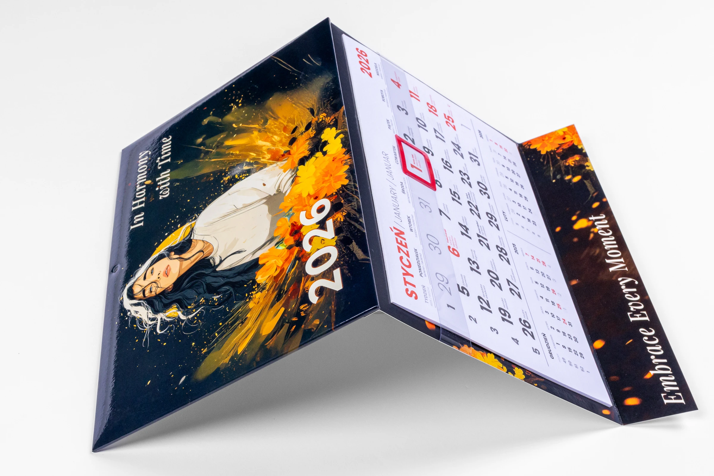 kalendarze jednodzielne główka wypukła lita + gąbka