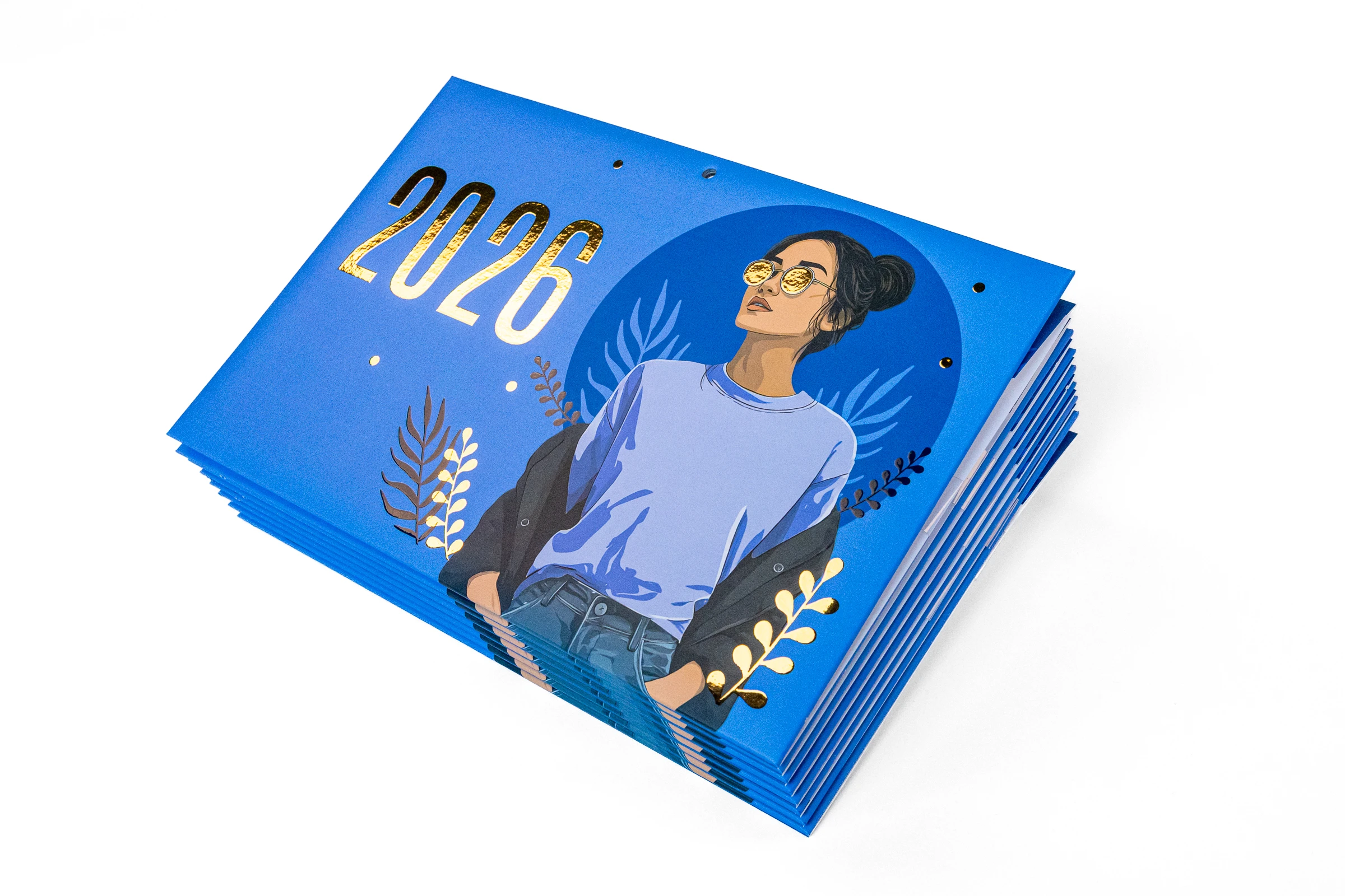 Kalendarze jednodzielne Premium - tektura lita + gąbka