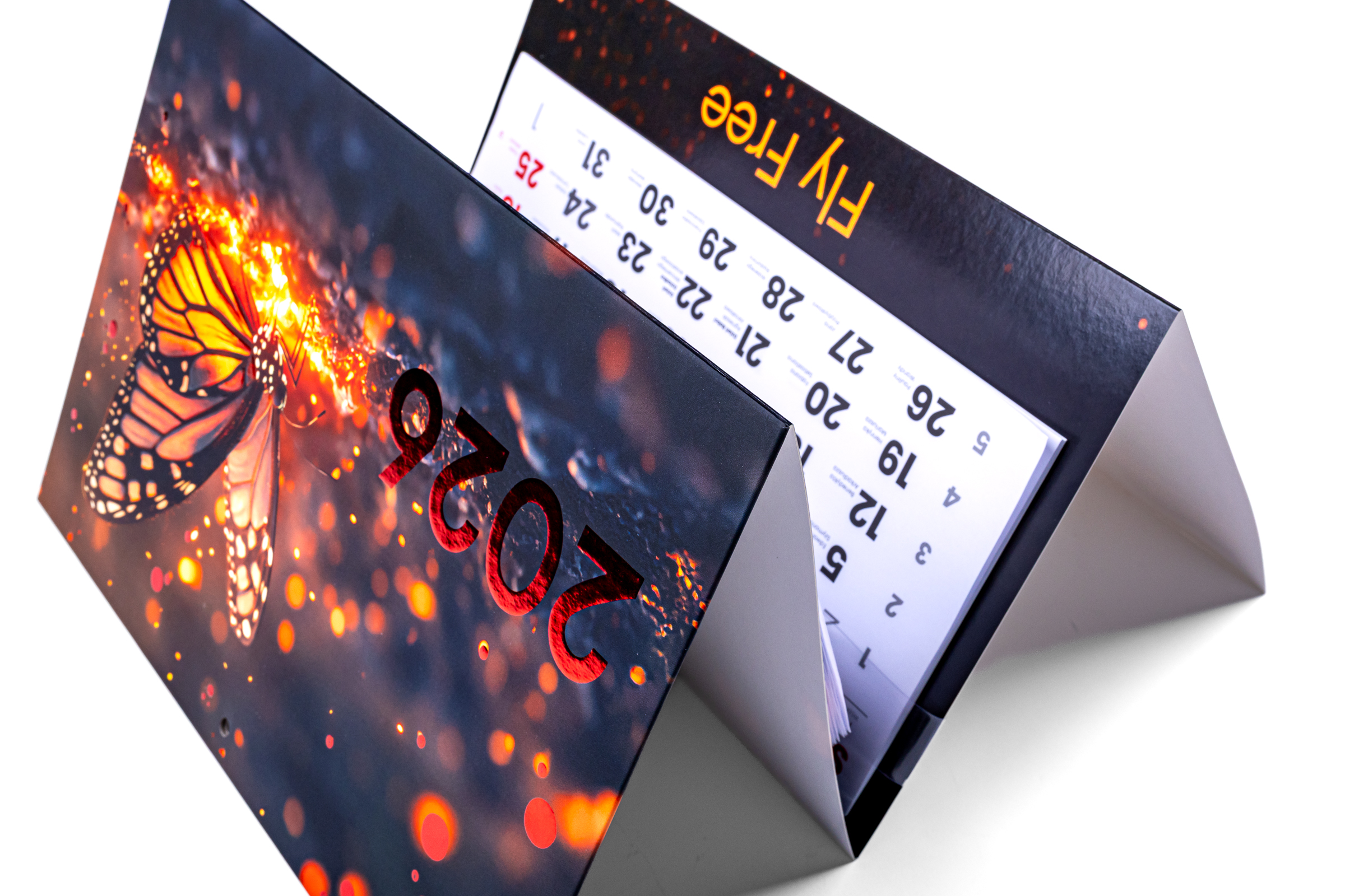 Kalendarze trójdzielne PREMIUM - główka wypukła_tektura lita