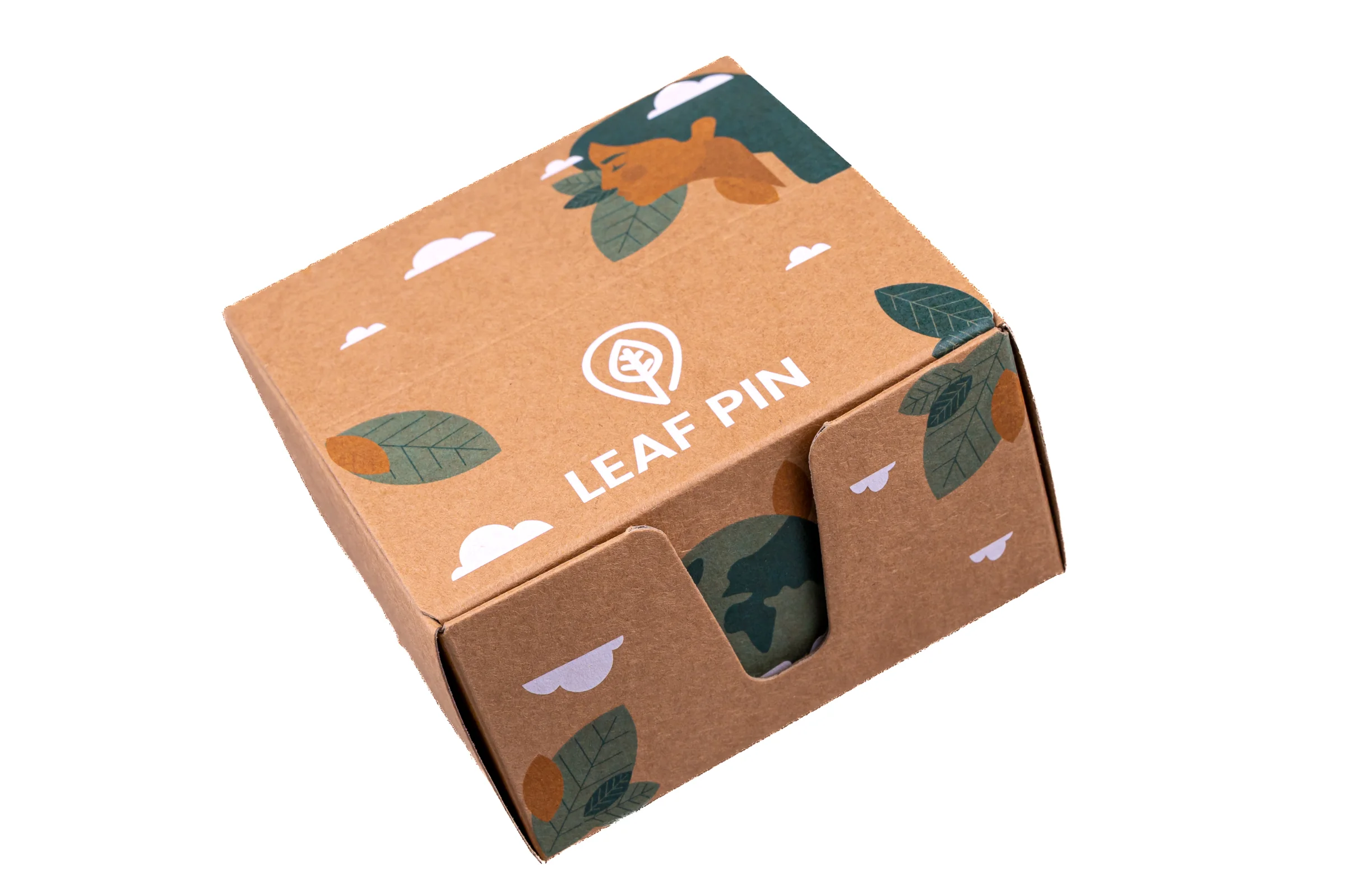 Notesy w kostce w kartoniku EKO