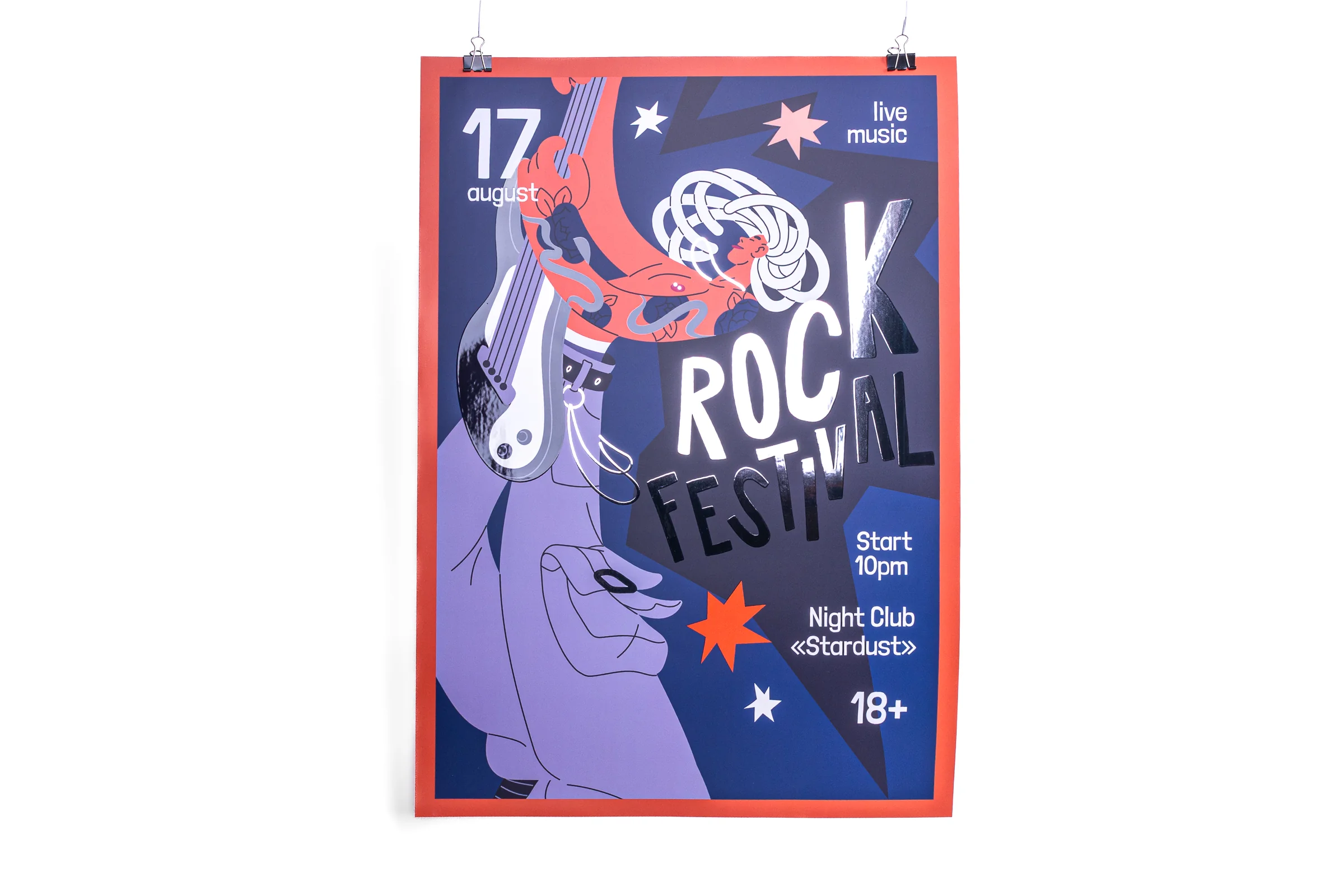 Plakaty Premium - lakier wybiórczy UV + srebrzenie 3D