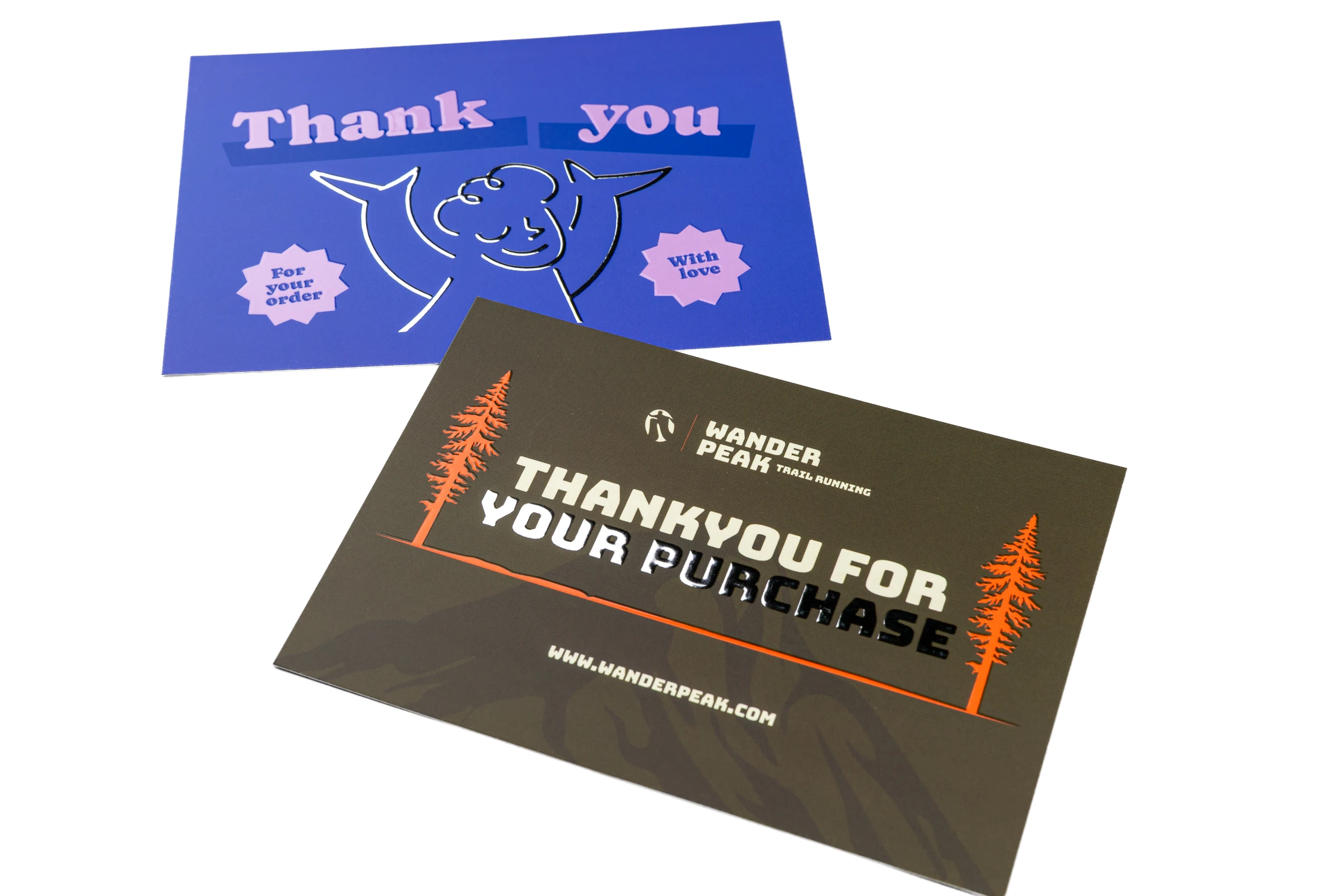 Pocztówki Premium - lakier wybiórczy UV + srebrzenie 3D