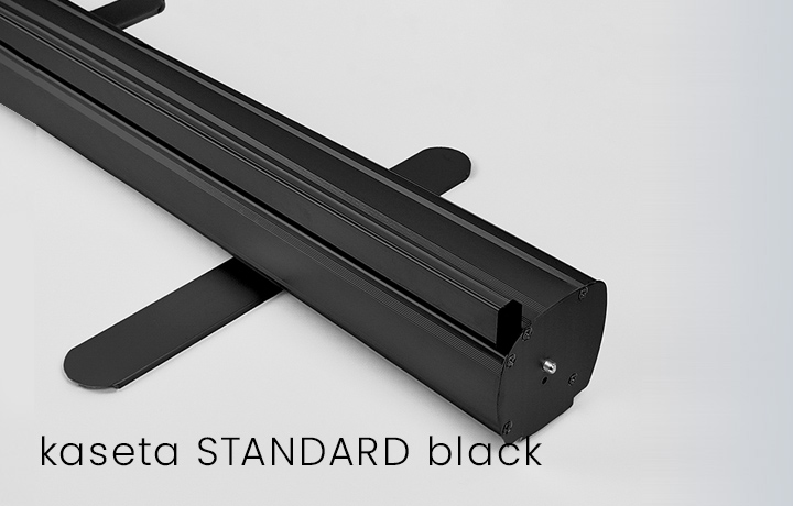 Roll-up kaseta STANDARD BLACK