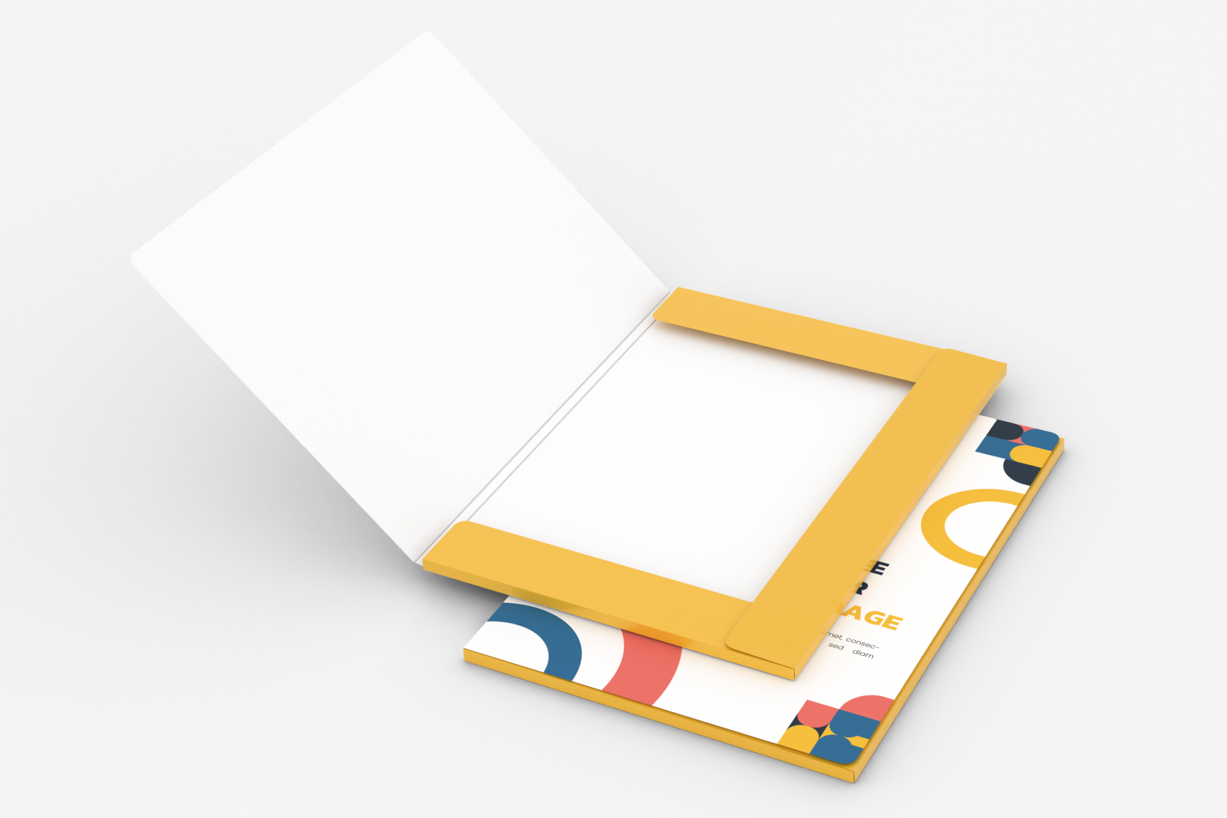 Teczka A3 z trzeba skrzydełkami