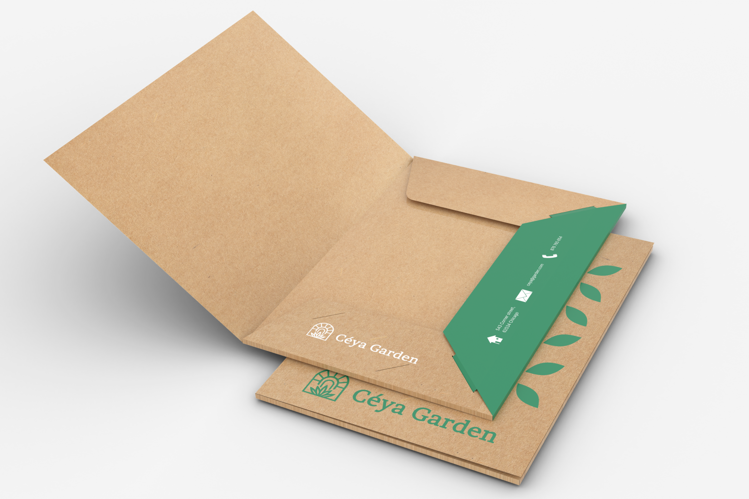 Teczki A4 trzy skrzydła EKO