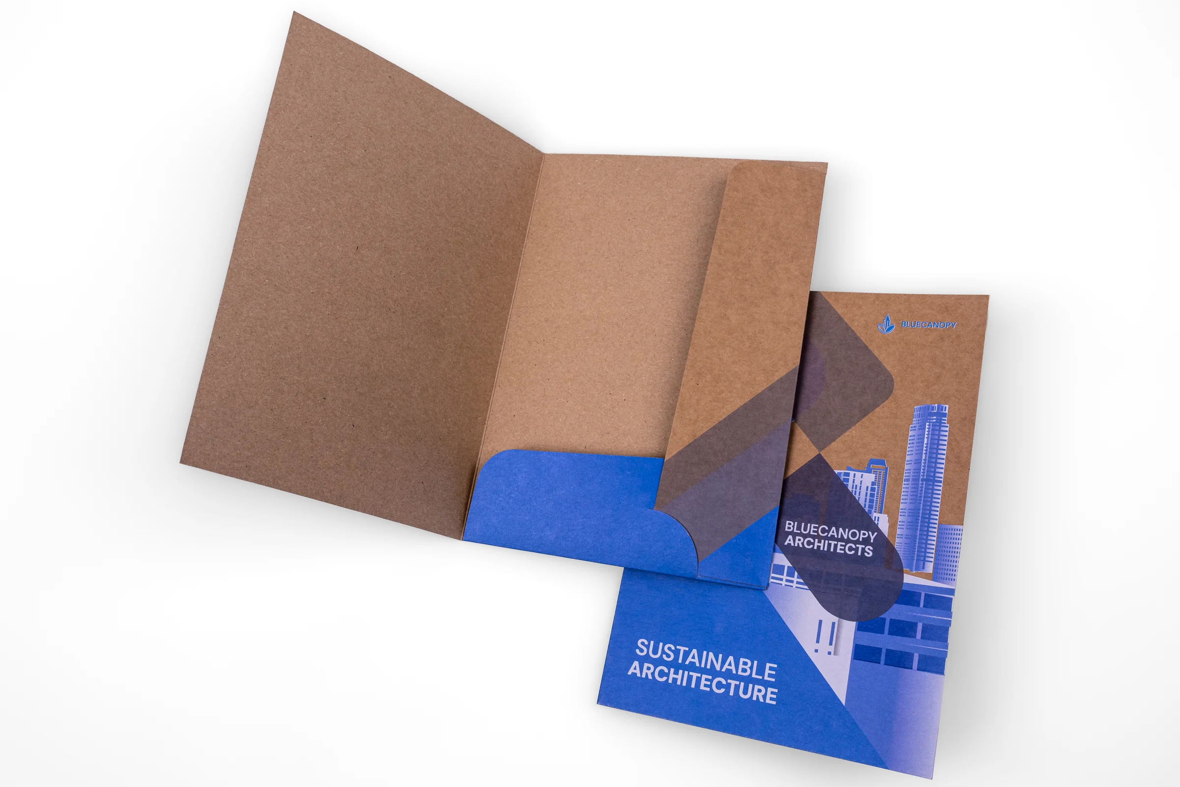 Teczki A5 klasyczne EKO - okładka i wnętrze