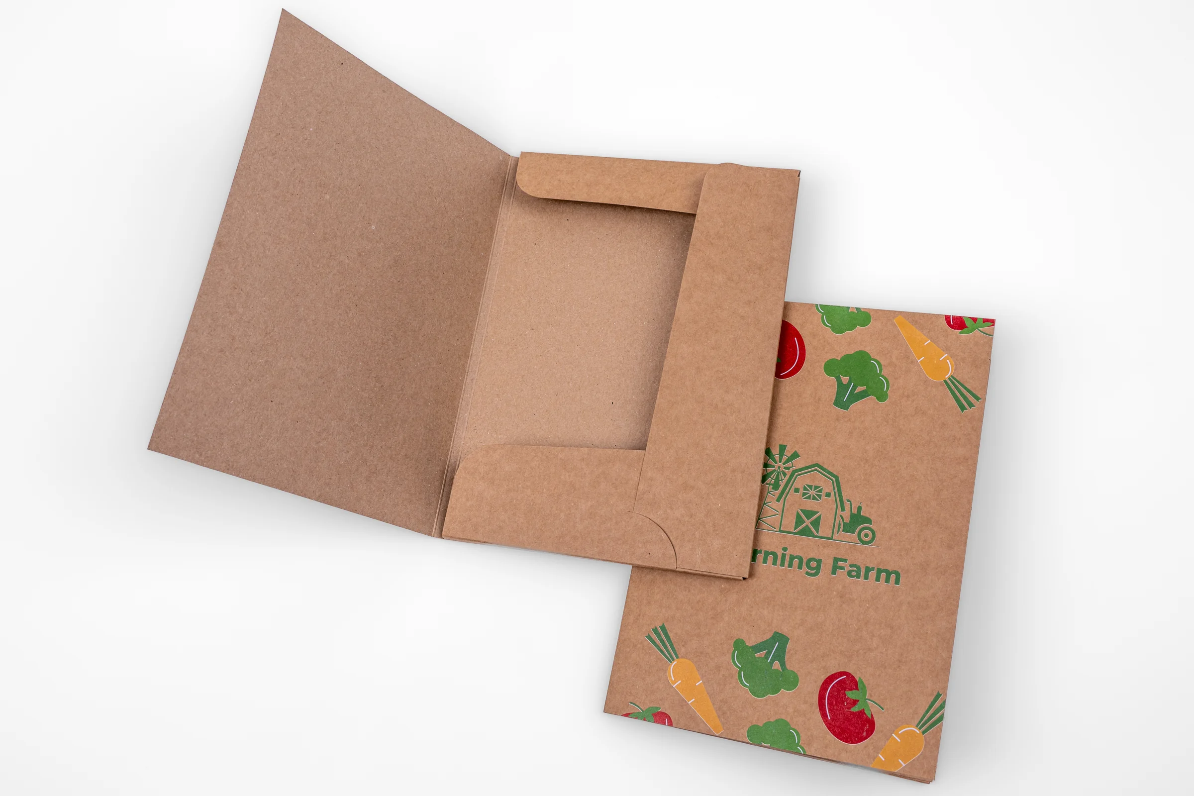 Teczki A5 z trzema skrzydełkami EKO