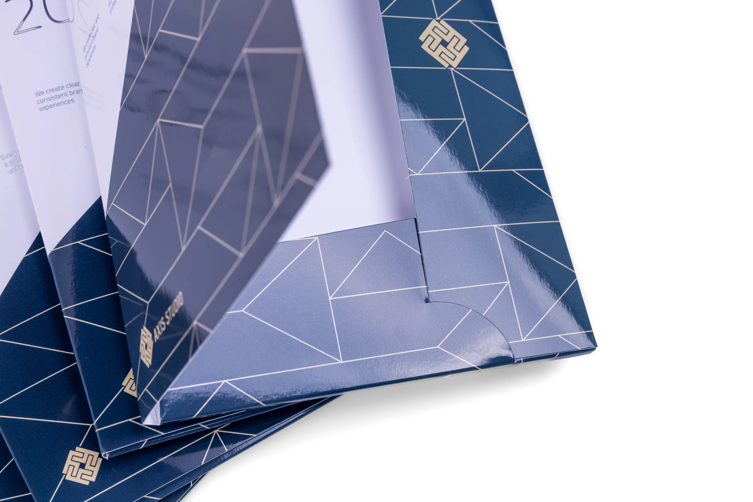 Teczki A5 z trzema skrzydełkami