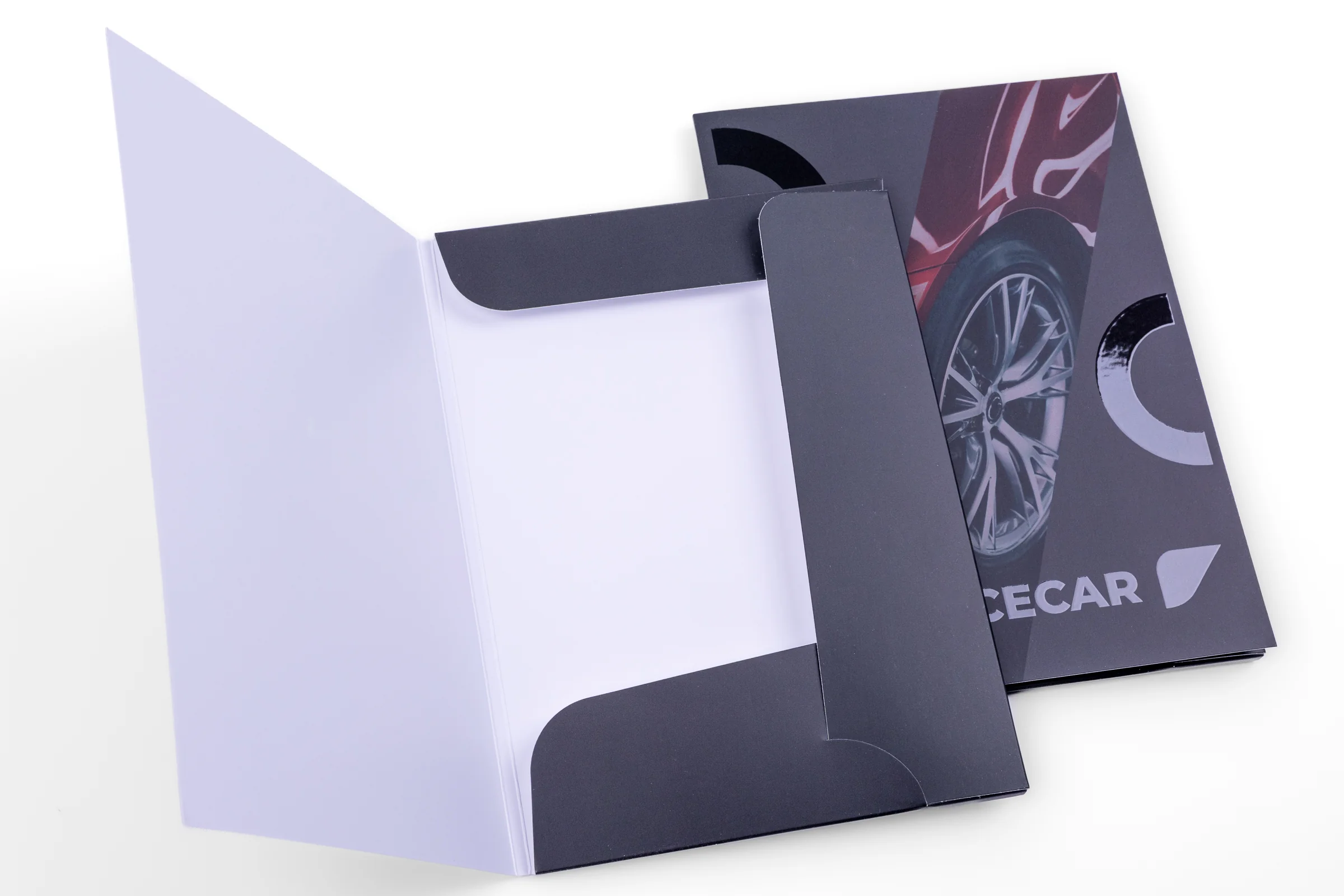 Teczki A5 z trzema skrzydełkami Premium 3D