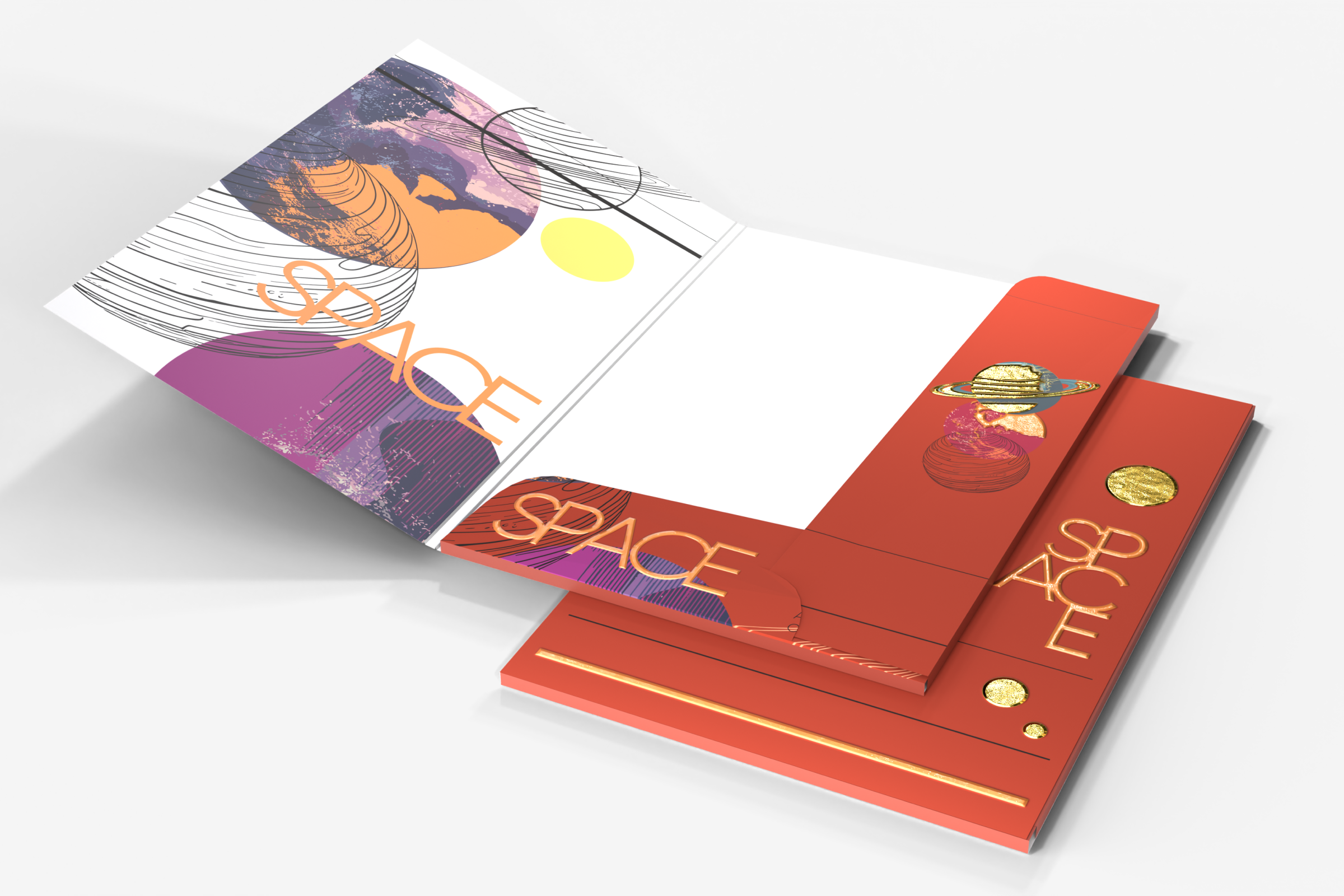 Teczki klasyczne A5 dwubigowa