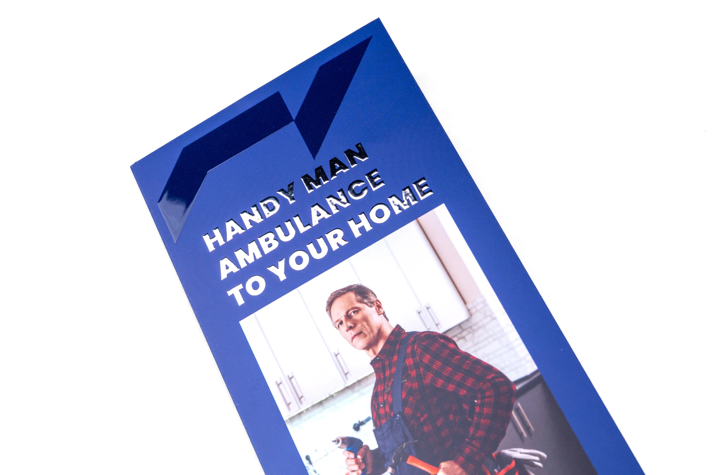 Ulotki składane Premium - lakier wybiórczy UV + srebrzenie 3D - ozdobne napisy