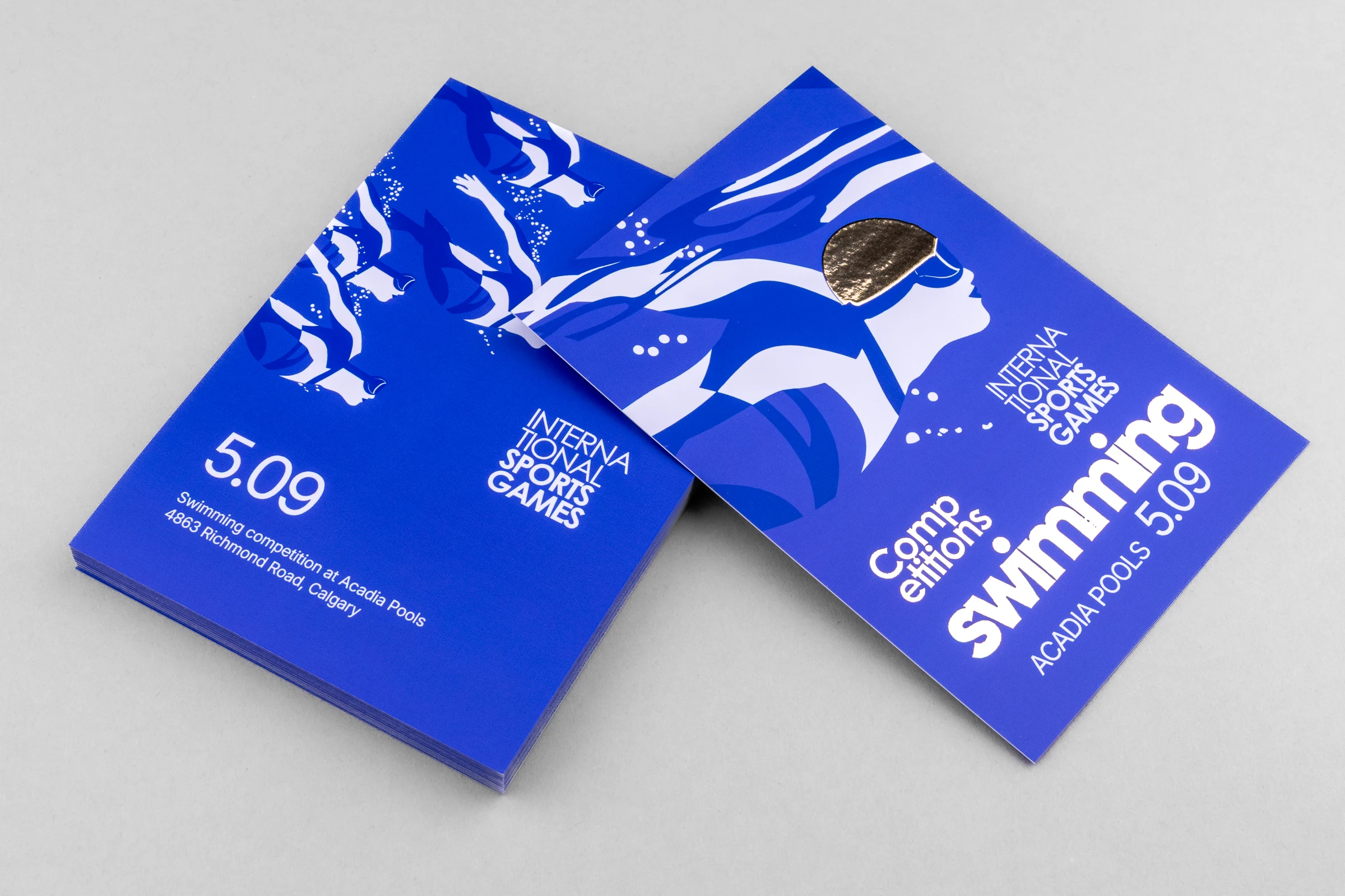 Ulotki cięte złota folia Premium 3D