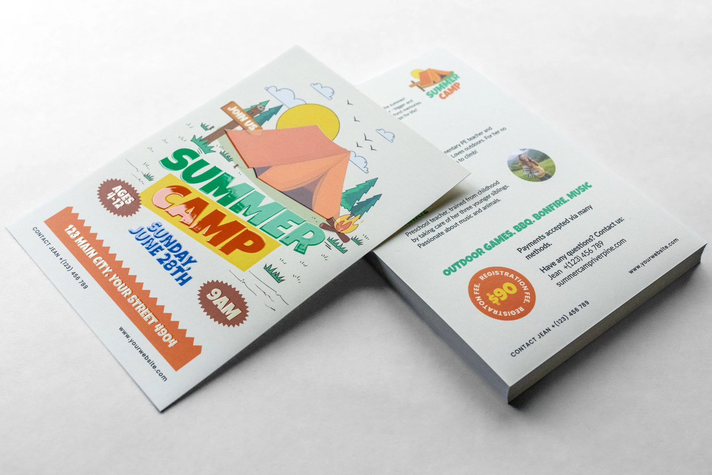 Ulotki cięte lakier wybiórczy Premium 3D