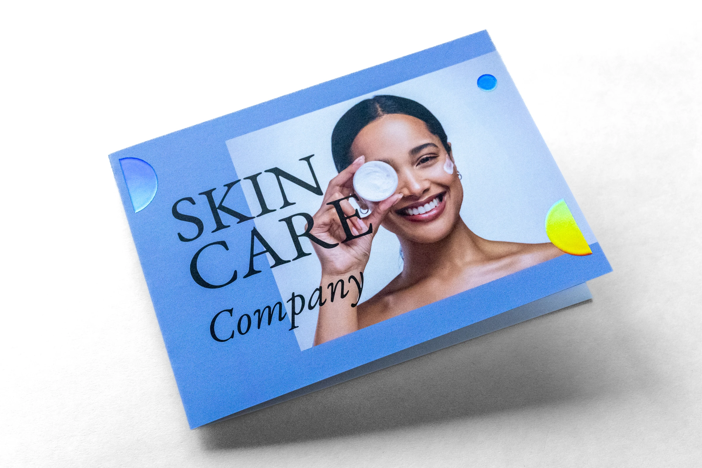 Ulotki składane folia holograficzna Premium 3D