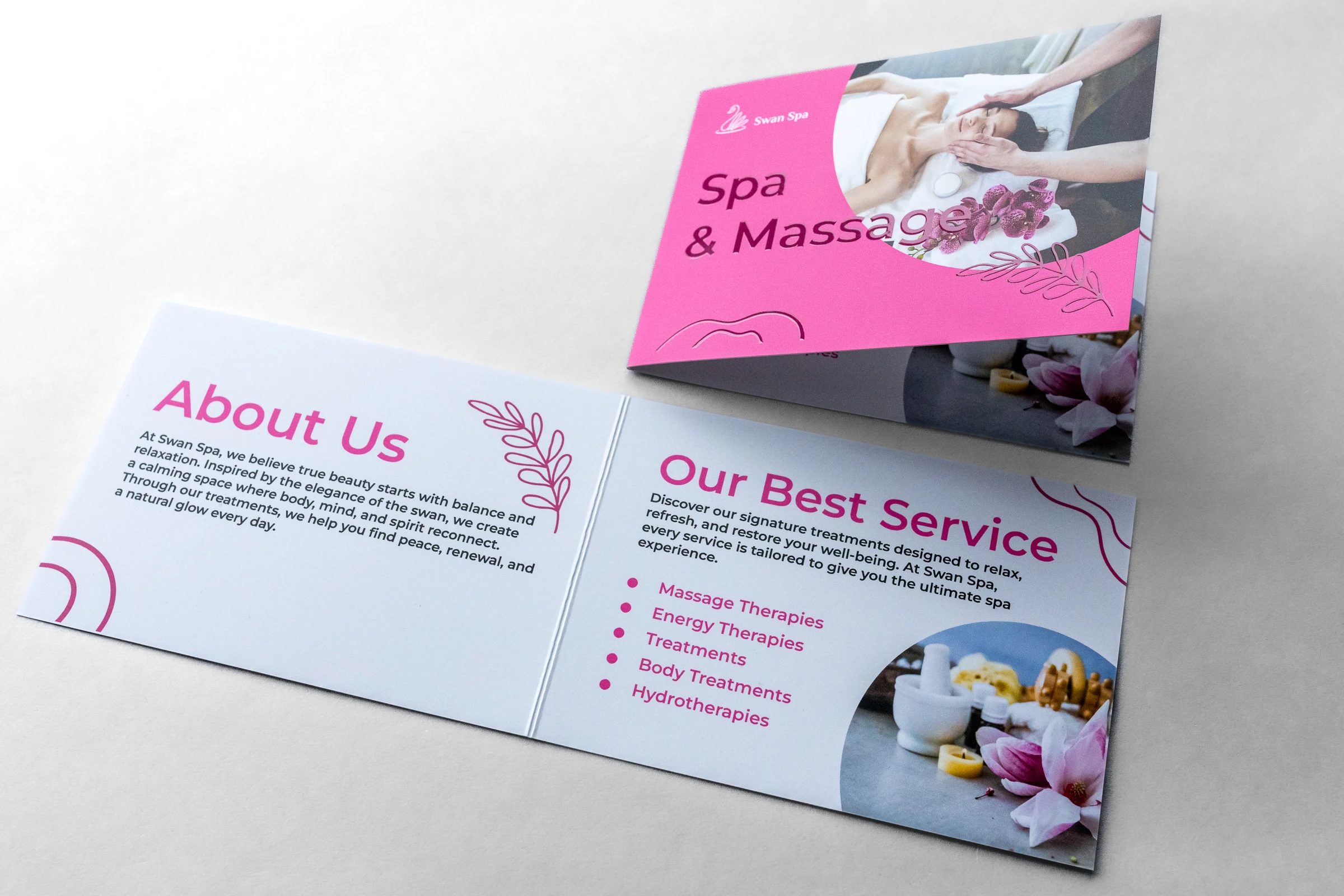 Ulotki składane lakier wybiórczy Premium 3D