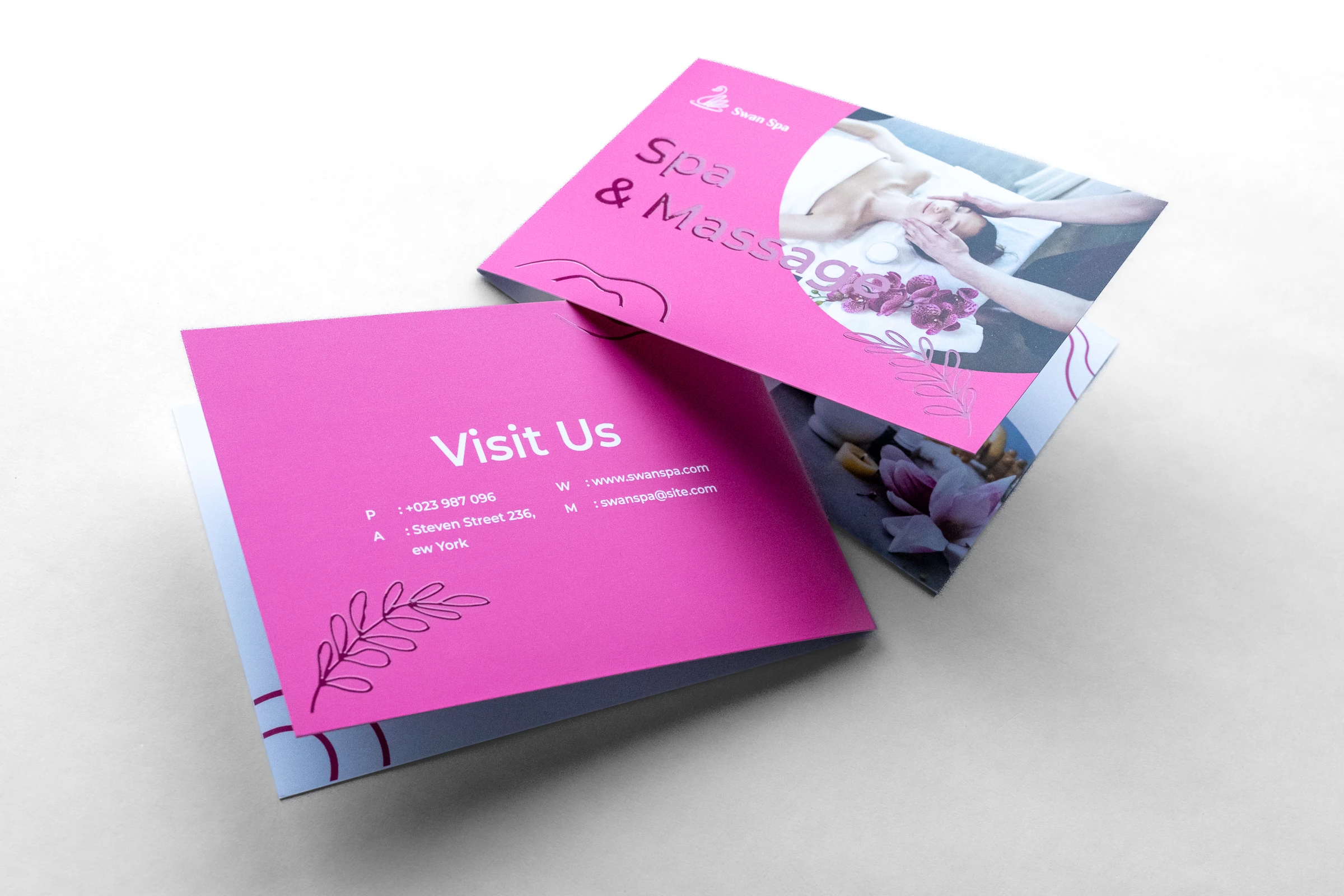 Ulotki składane lakier wybiórczy Premium 3D