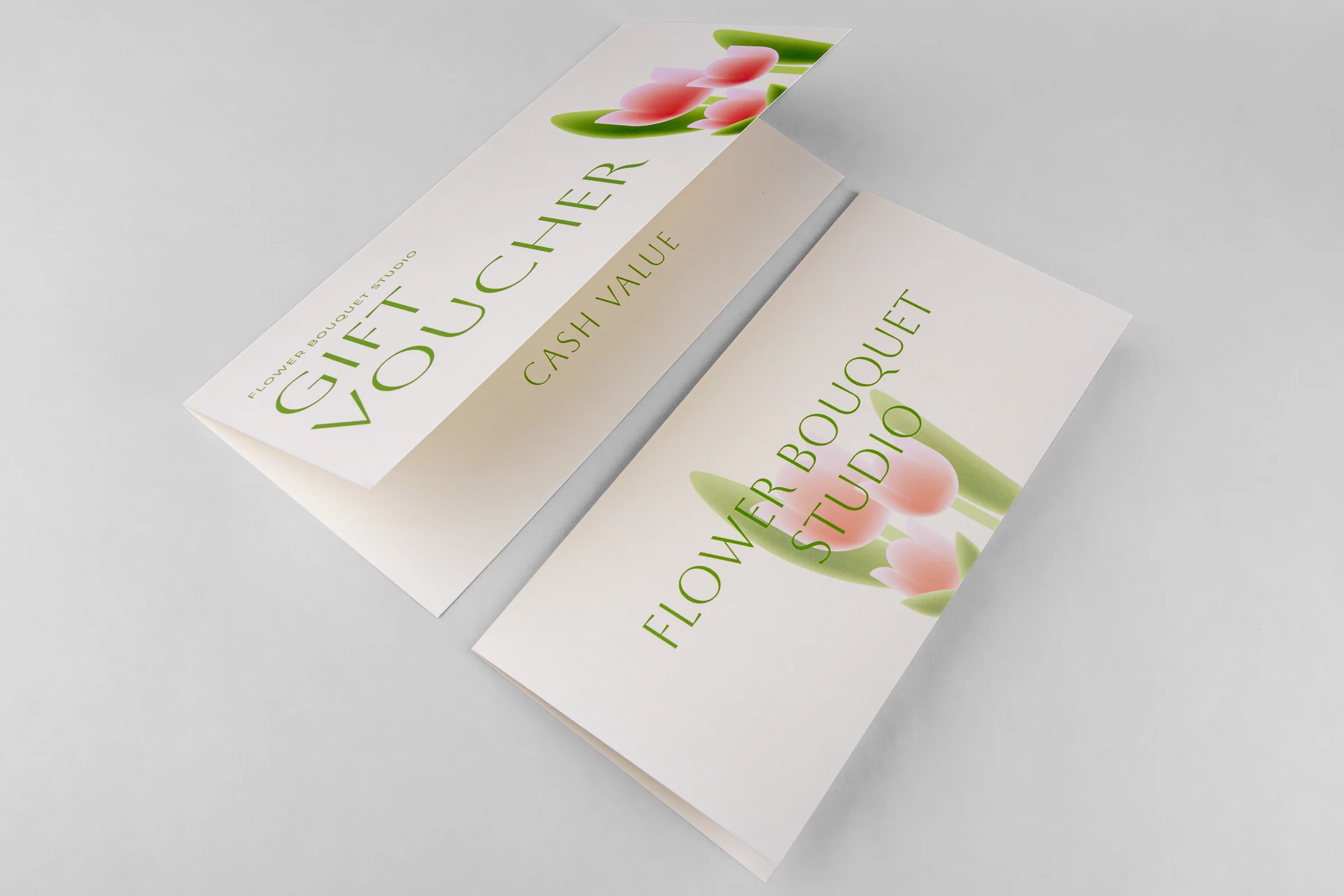 Vouchery składane reklamowe dla firm