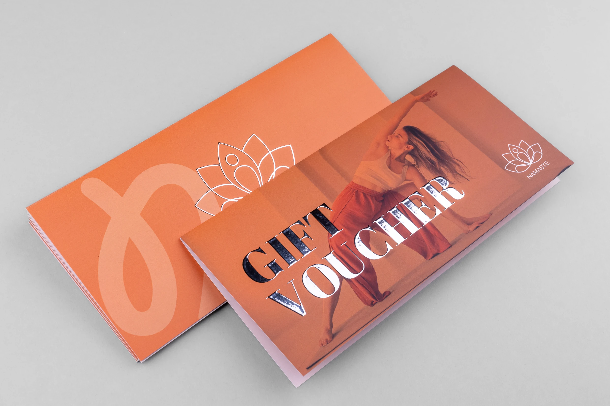 Vouchery składane Premium - srebrzenie 3D