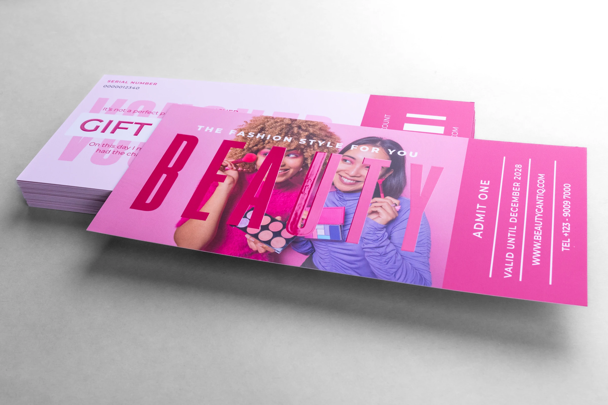 Vouchery składane Premium 3D - lakier wybiórczy UV 3D