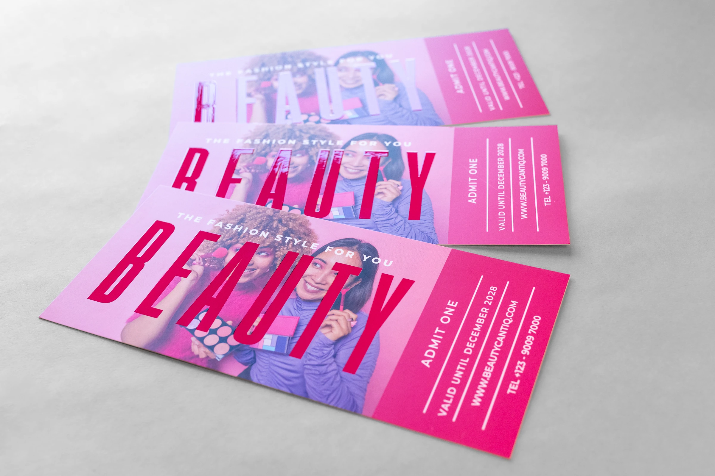 Vouchery składane Premium 3D - lakier wybiórczy UV 3D