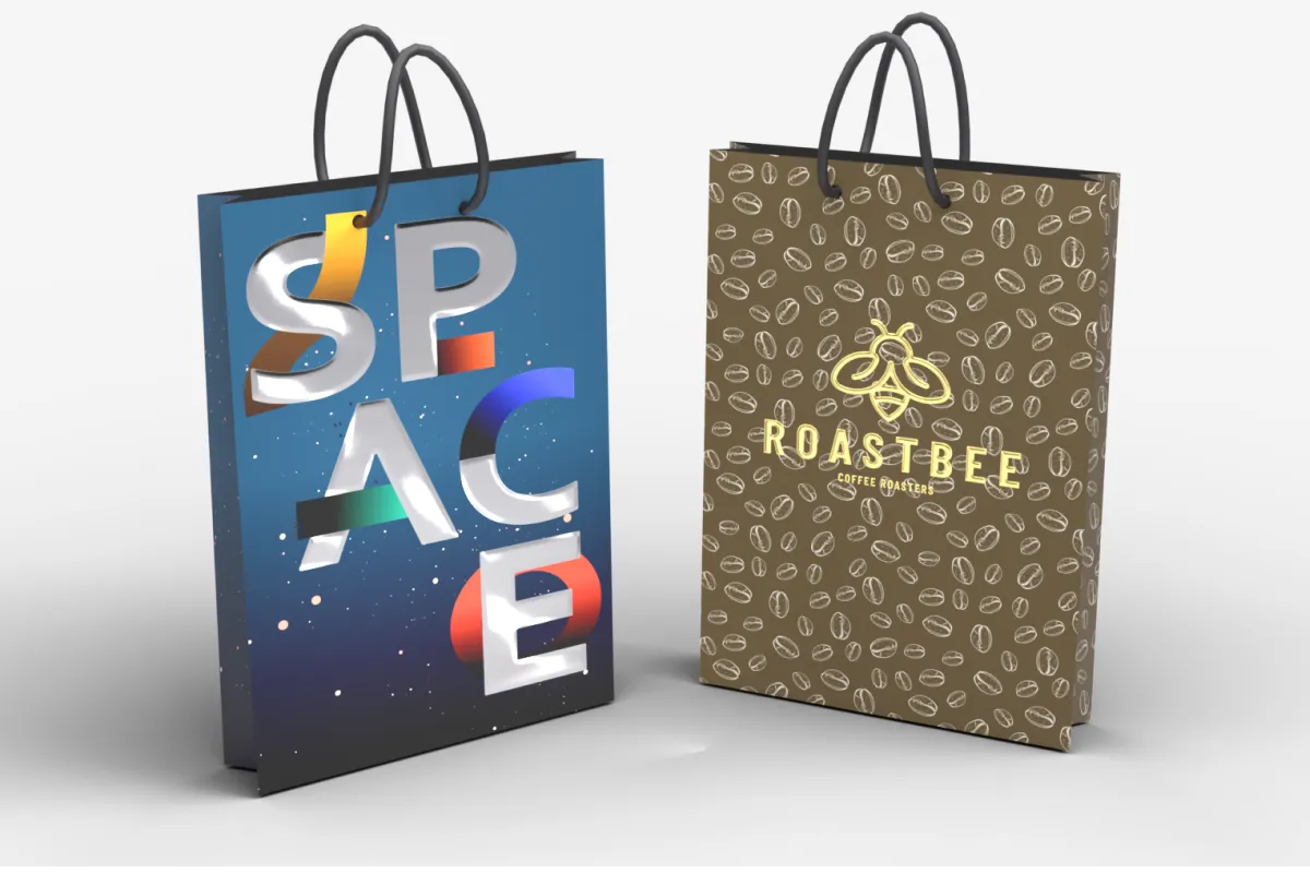 Torba papierowa premium 3D