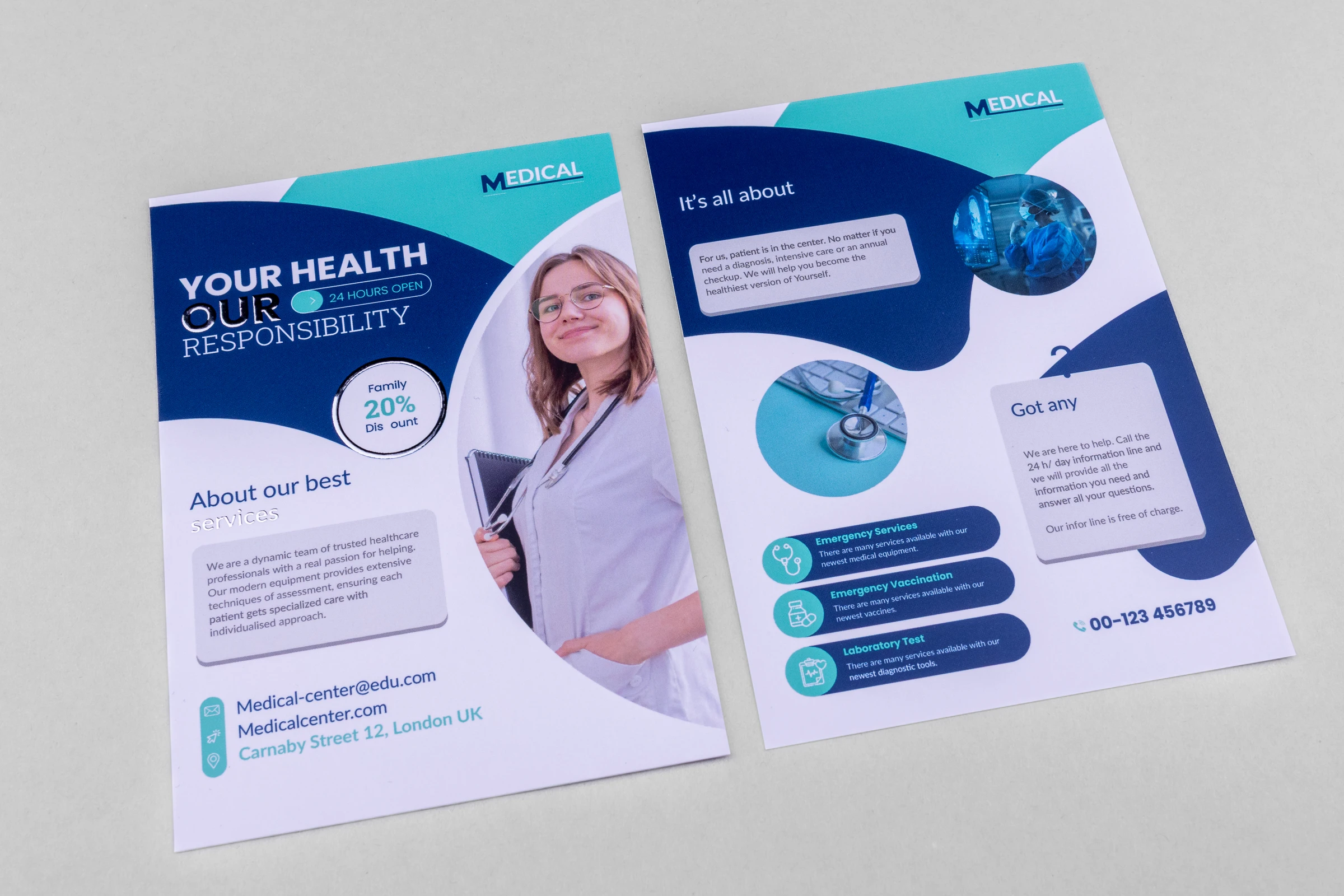 Ulotki cięte Premium 3D