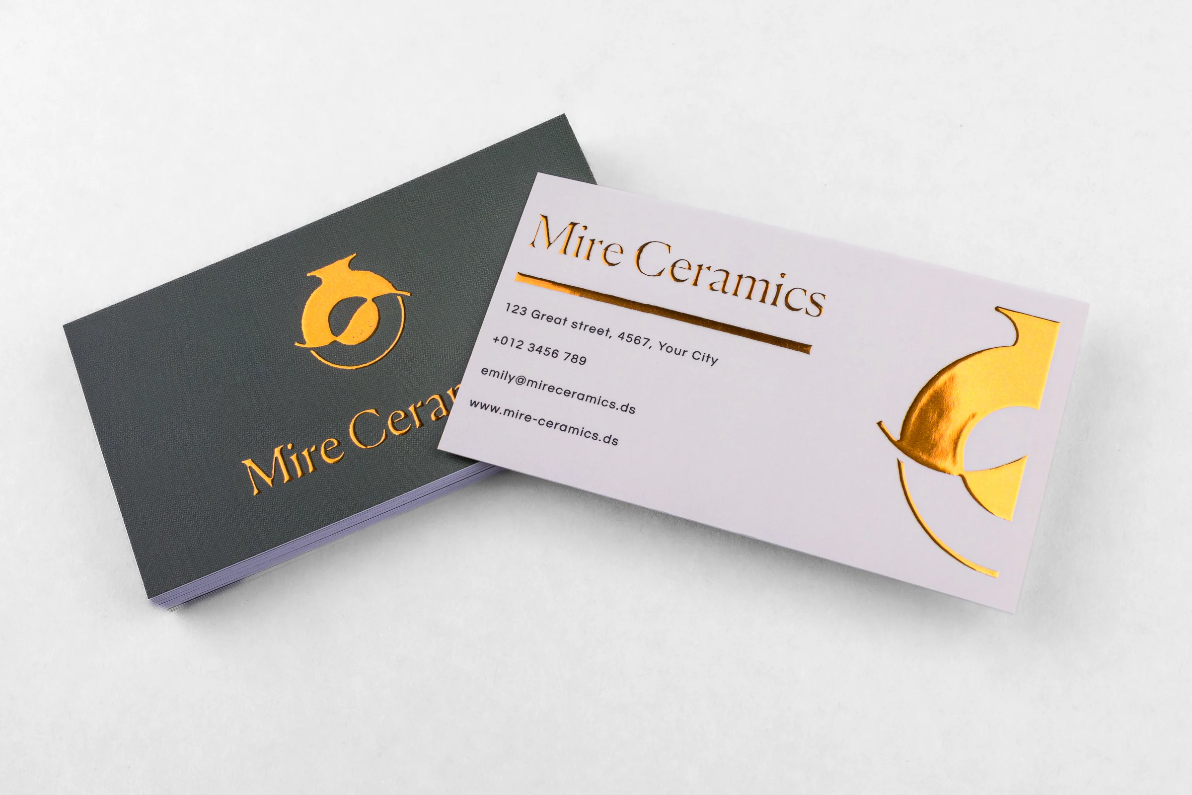 Wizytówki Premium - folie kolorowe 3D