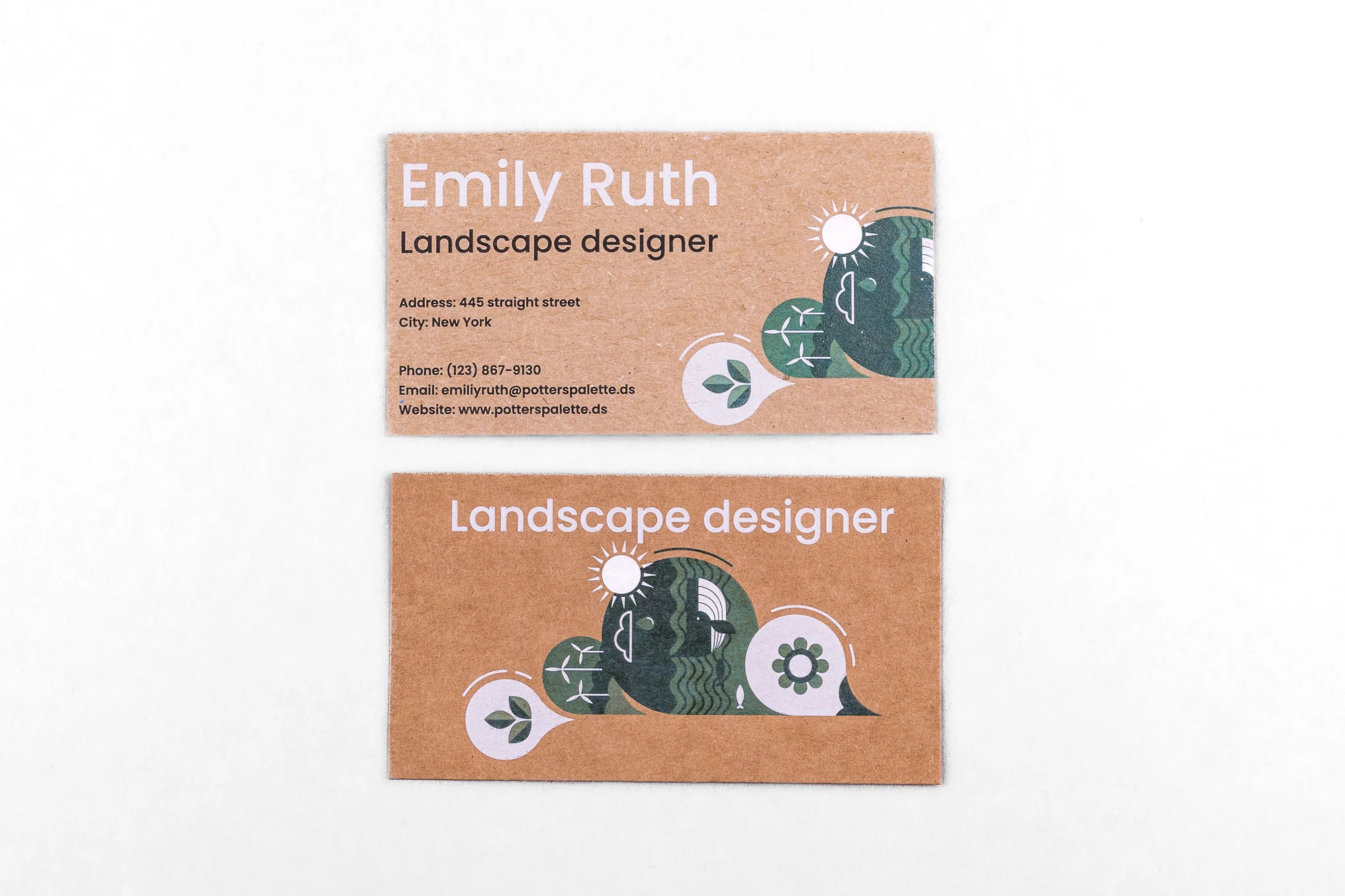 Wizytówki klasyczne EKO dla firm