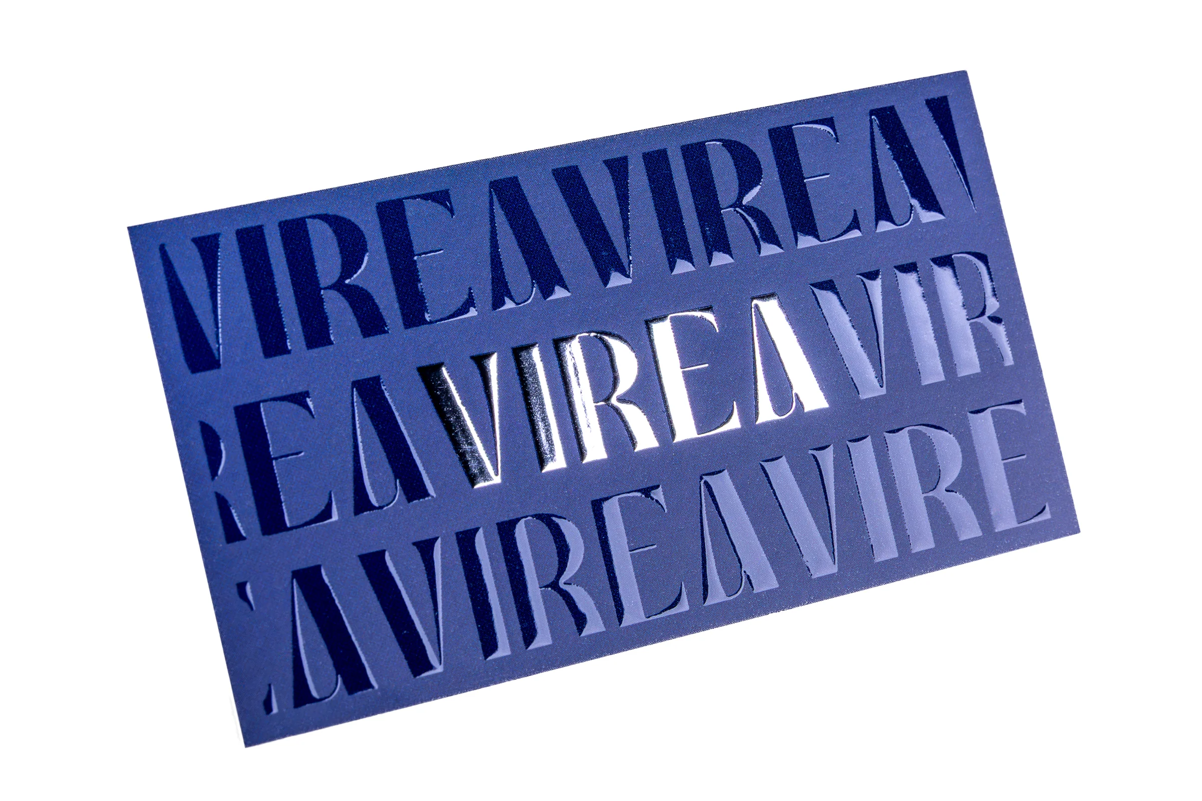 Wizytówki Premium - lakier wybiórczy UV + srebrzenie 3D