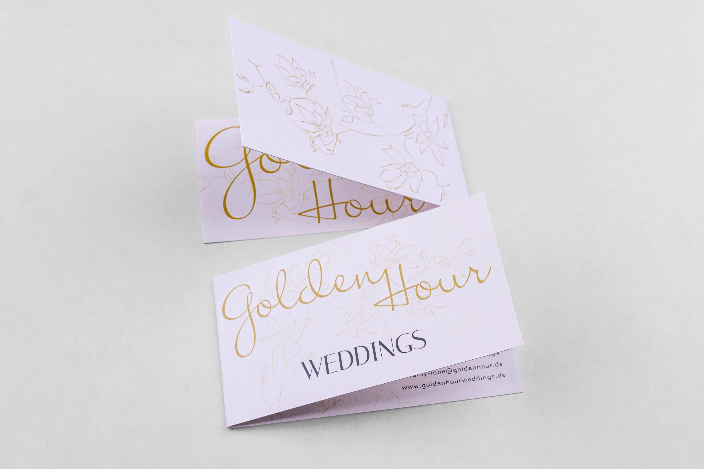 Wizytówki składane