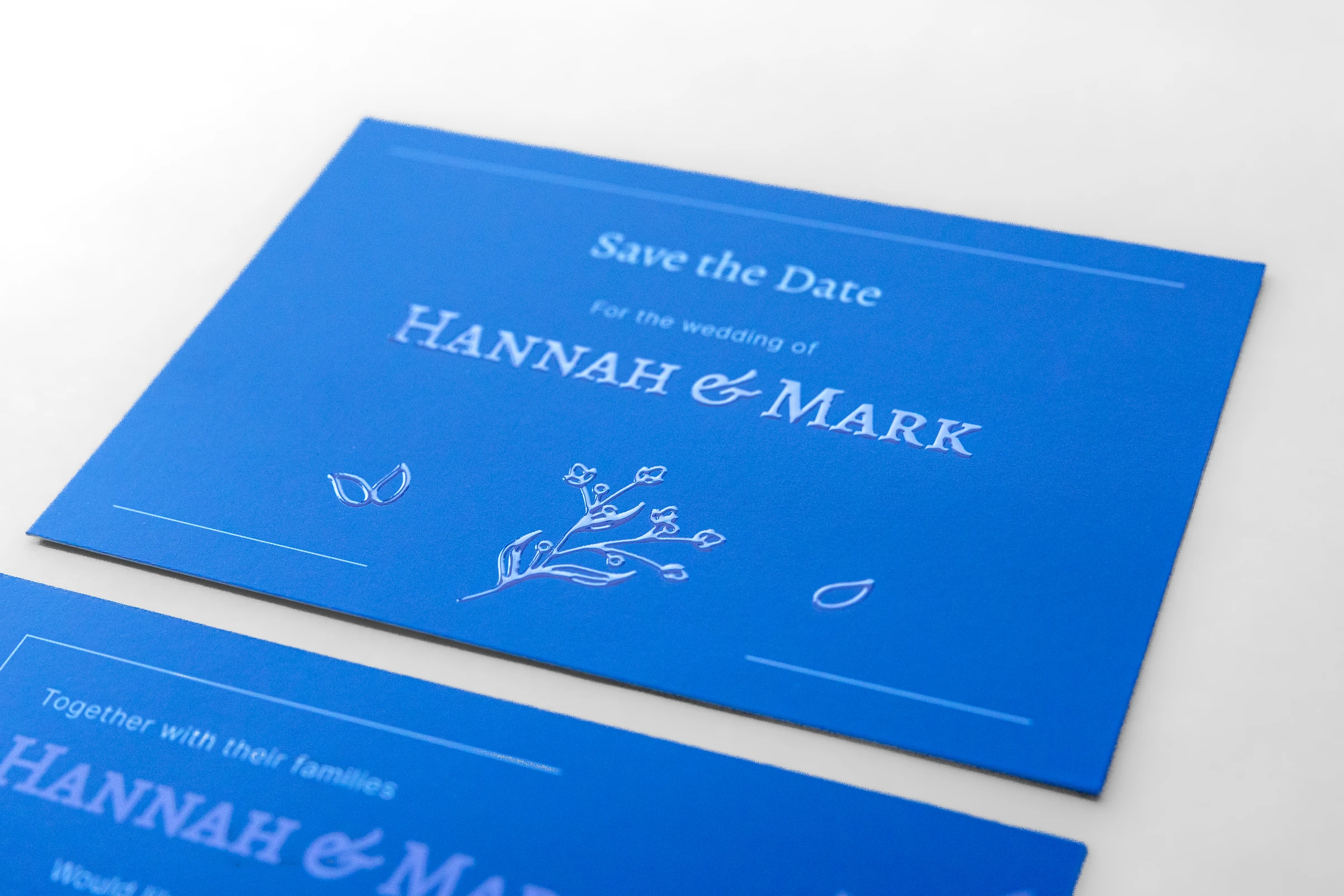 Zaproszenia cięte Premium - lakier wybiórczy UV 3D