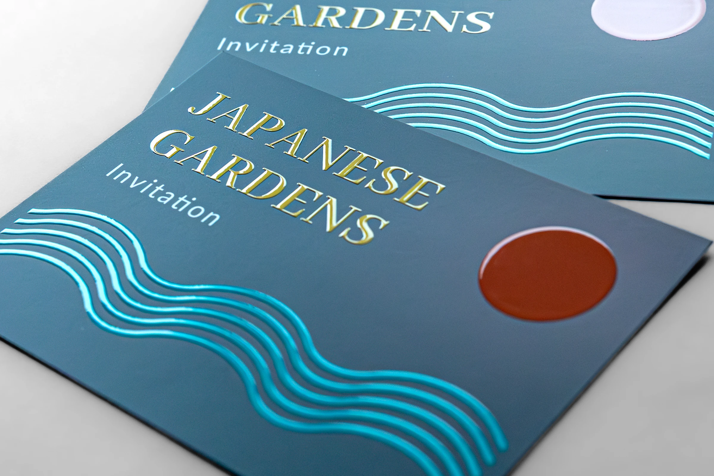 Zaproszenia cięte Premium - lakier wybiórczy UV 3D