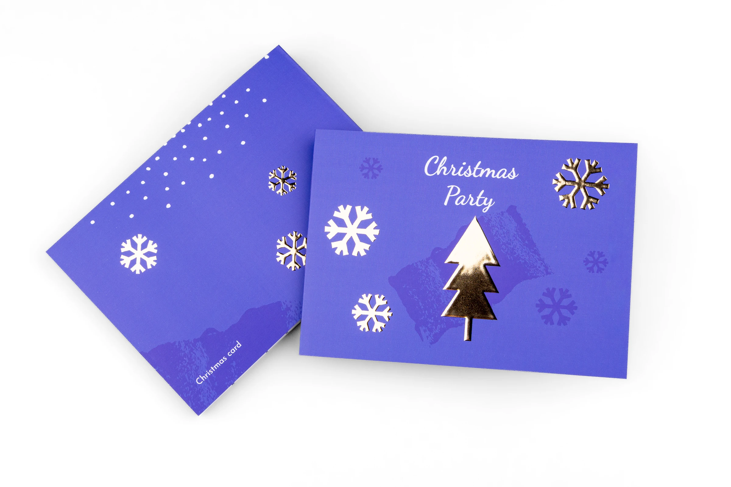 Zaproszenia składane Premium - złocenie 3D