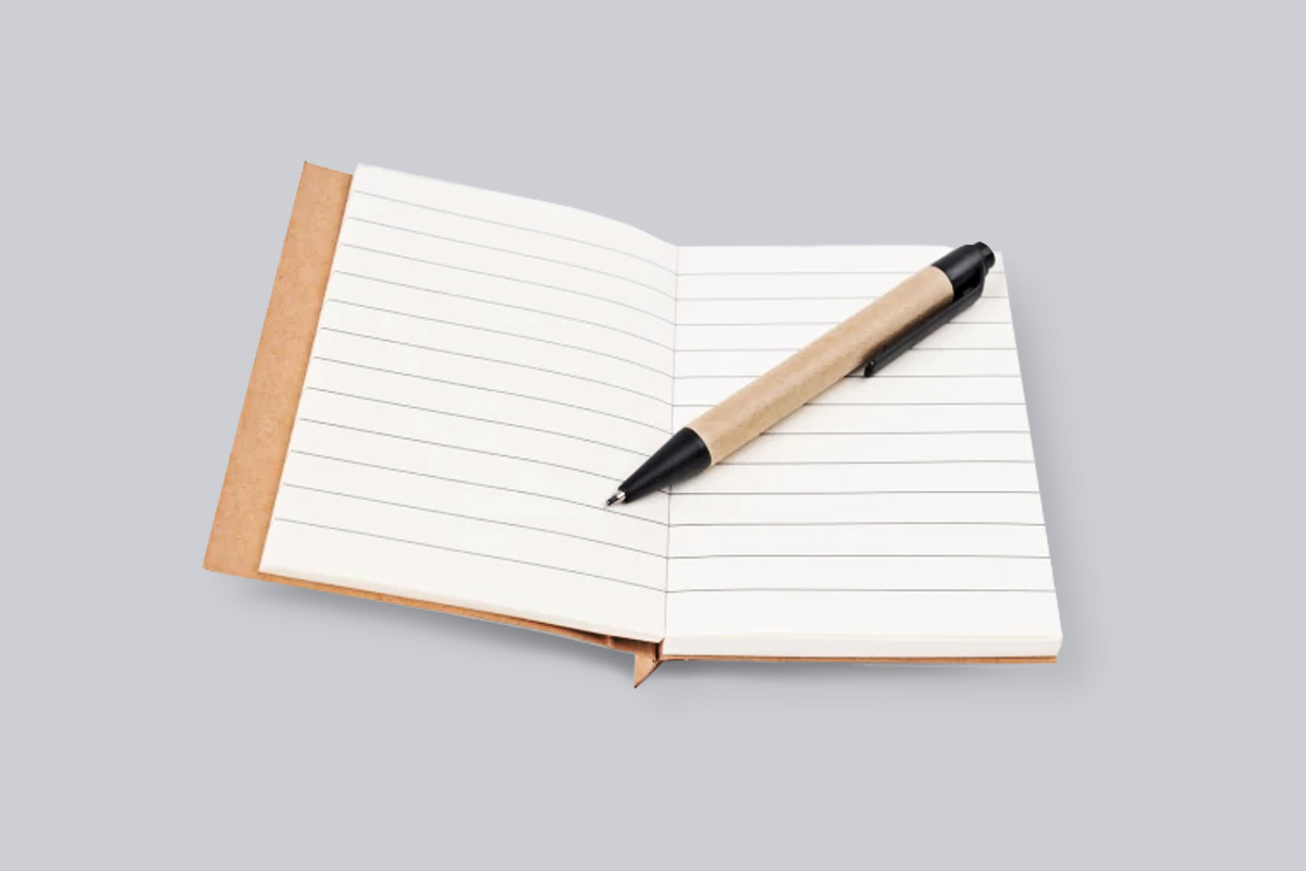 Notesy EKO + długopis